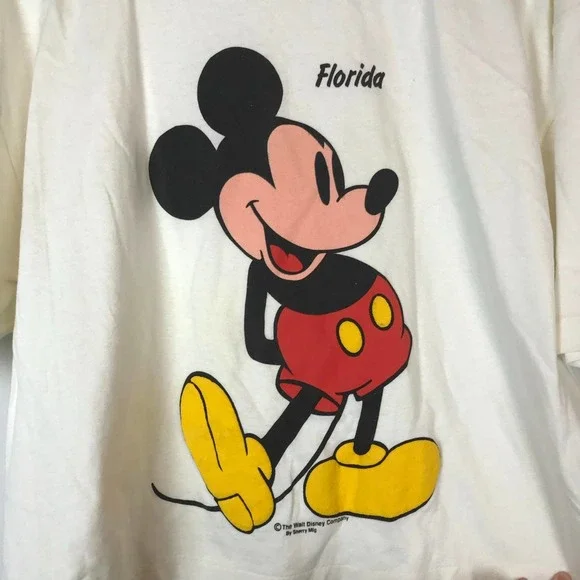Vintage Mickey Mouse Single Stitch Sherr - Picture 2 of 4